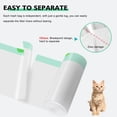 thumbnail image 3 of 100 Pack Cat Litter Box Liners for Pet Clumping & Smartspin Self-cleaning Litter Box, Heavy Duty Drawstring Waste Drawer Liners for Automatic Box, 23" x 12", White, 3 of 6