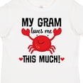 thumbnail image 4 of Inktastic My Gram Loves Me Grandchild Boys or Girls Toddler T-Shirt, 4 of 5