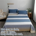 thumbnail image 4 of YIEMEEN Washed Cotton Bed Sheet with Comfort Polyester Fade Resistant Pattern Healthy Dye Bedding Sheet for Family Use, 4 of 21