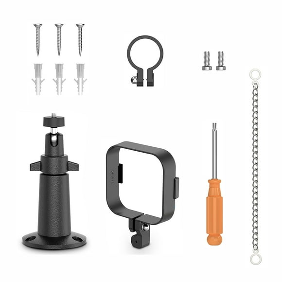 Graflsoa DF1012 Anti-Theft Mounting Kit for Blink XT/XT2 Cameras, Includes Metal Wall Mount, Holder, Security Chain, and Screws