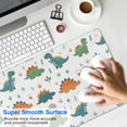 thumbnail image 4 of Long Mouse Pads for Desk,Dinosaur and Rainbow Pattern Desk Mats on Top Of Desks, Desk Mouse Pad Extra Large with 3mm Non-Slip Base and Stitched Edge for Gaming,Office,Work,Home 31.5"x11.8", 4 of 6