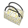 thumbnail image 5 of Vsdgher Sweet Honey Print Insulated Reusable Bags with Sturdy Zipper and Handles, Foldable Totes for Hot or Cold Food Bring or Delivery, 5 of 8