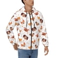 thumbnail image 4 of Zip Up Hoodies for Men - Cute Dog cartoon colorful Long Sleeve Comfrt Men'S Fashion Hoodies & Sweatshirts, Jackets for Men Hoodies Pullover Clothing Clothes with Pouch, 4 of 5