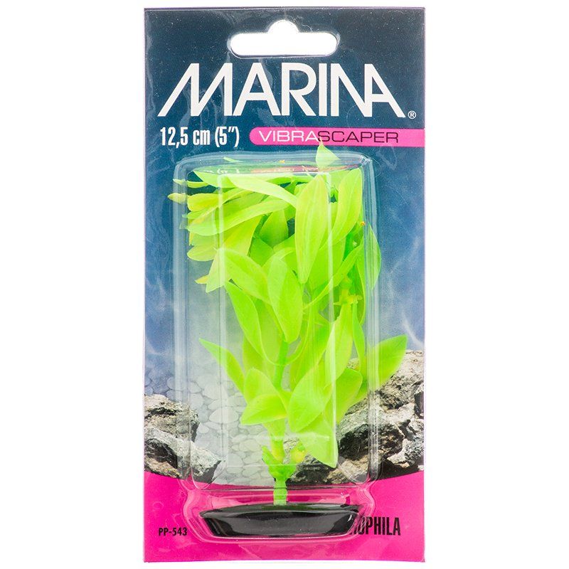 Marina Vibrascaper Fuchsschwanz Aquarienpflanze – 12,7 Cm, Rosa/weiß, Kunststoff