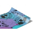 thumbnail image 2 of Rwraps Skull and Bones Violet Delights Matte Vinyl Film Wrap 59in x 12ft Vinyl Vehicle Car Film, 2 of 9