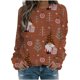 thumbnail image 2 of Pntutb, camisas informales de manga larga para mujer, sudadera de cuello redondo con estampado navideño, jersey de cuello redondo, tops tipo túnica Pntutb Pntutb-281, 2 of 5