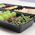 thumbnail image 2 of Enther Meal Prep Containers 12 Pack 1 Compartment Single Lids Food Storage Bento BPA Free | Stackable | Reusable Lunch Boxes, Microwave/Dishwasher/Freezer Safe Portion Control (28 oz), 2 of 7