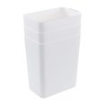 thumbnail image 4 of Bathroom Trash Can, 4.5 Gallon Bathroom Garbage Can, Waste Basket for Office, Under Desk, Bedroom, Rv, 3 Pack, White, 4 of 7