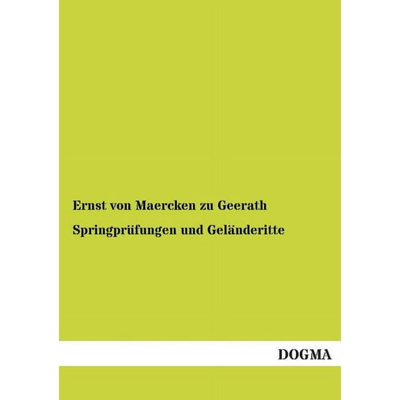 Springprüfungen und Geländeritte (Paperback)