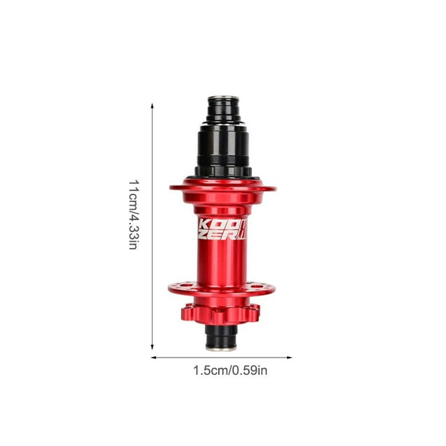 L'arbre de Roue Rapide Relâchement Levier Artisanat Friction Réduction Vélo Fournit Pratique Installation Moyeu Roulement en Alliage d'Aluminium Rouge/148 * 12MMXDXM390
