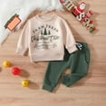 thumbnail image 2 of yocbz Kids Christmas Outfits 2PCS Toddler Boys Girls Christmas Outfits Long Sleeve Sweatshirts Pants Infant Baby Fall Winter Clothes Set White,Size for 6-7 Years, 2 of 9