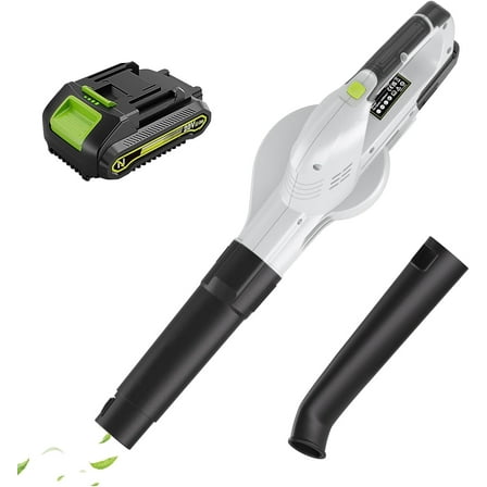Leaf Blower Cordless 20V, 320CFM 145MPH Electric Leaf Blower with Batterie & Charger, Battery Powered Leaf Blower