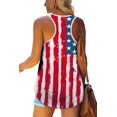 thumbnail image 2 of Womens Racerback Tank Tops Loose Fit Causal Summer U Neck, 2 of 4