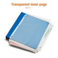 thumbnail image 6 of 50 Pcs Clear Document Holder Page Protectors Binder Clear Plastic Sleeves File Holder Transparent 28.50X23.50X0.01CM, 6 of 6