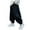 Black, variant on CAICJ98 Boys Sweat Pants Elastic Waist Athletic Baggy Pants Straight Leg Casual Wide Leg Pants with Pockets Joggers for Boys (Grey,7-8 Years)