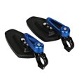 thumbnail image 4 of Xingzhi CNC Handle Bar End Rearview Side View Mirrors Exceptional and Style for Motorcycles Blue 1Set, 4 of 4
