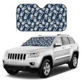 thumbnail image 2 of Fuzoiu Cute Rabbit Print Car Windshield Sunshade,Foldable Reflective Sun Visor,Windshield Sun Shade,UV Rays Sun Visor Shade,Auto Front Sun Shield Shade-Small, 2 of 8