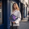 thumbnail image 6 of FORMRS 15"-15.6" Laptop Sleeve Protective Case Soft Carrying Quilted Computer Bag Cover, Purple Street, 6 of 7