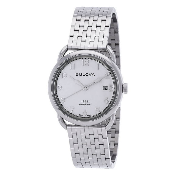 Bulova Commodore Automatic Silver Dial Men's Watch 96B326