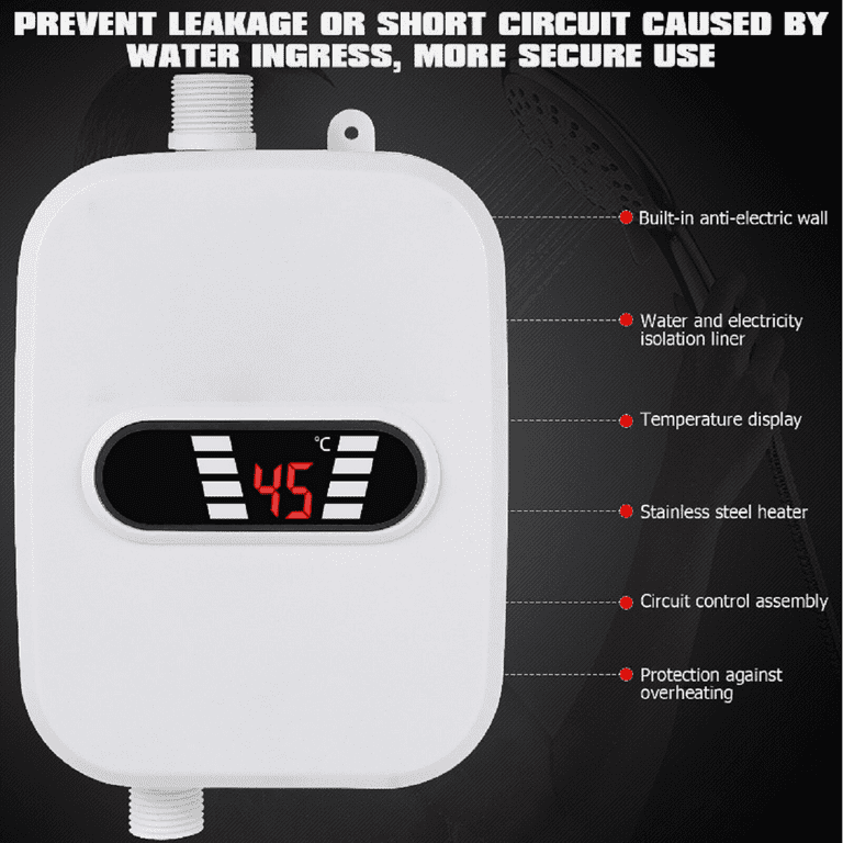 Novashion Instant 110V 3500W Water Heater, Energy Efficient