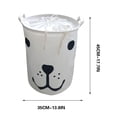 thumbnail image 3 of Storage Trunks Bag Clear Out Deal, Quilt Storage Bags Clothes Dirty Laundry Basket Large Capacity Drawstring Mouth Moistureproof Packing Bags Home Fabric Moving Bags, C, 3 of 3