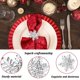 thumbnail image 3 of Juego de 8 servilleteros navideños plateados con forma de copo de nieve for mesas de comedor: decoración rústica for bodas, Navidad, Acción de Gracias y cenas festivas., 3 of 8