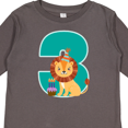 thumbnail image 4 of Inktastic 3rd Birthday Zoo Party 3 Year Old Boys or Girls Long Sleeve Toddler T-Shirt, 4 of 5