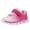 Pink, variant on Fashion Toddler Girls Led Shoes Flashing Light Up Sneakers (size: 5-13)