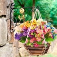 thumbnail image 2 of Artificial Fake Flowers, 6 Bundles Daisy Flowers Outdoor, UV Resistant Faux Flowers Shrubs, Artificial Plants for Indoor Outside Hanging Planter Home Wedding Office DIY Garden Porch Decor, Mix Color, 2 of 8