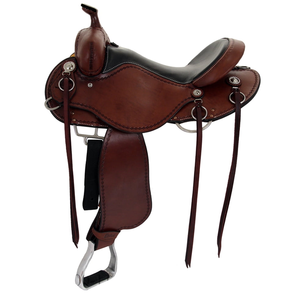 Cashel Trail Saddle 15inch, Wide, Dark Oil/Black