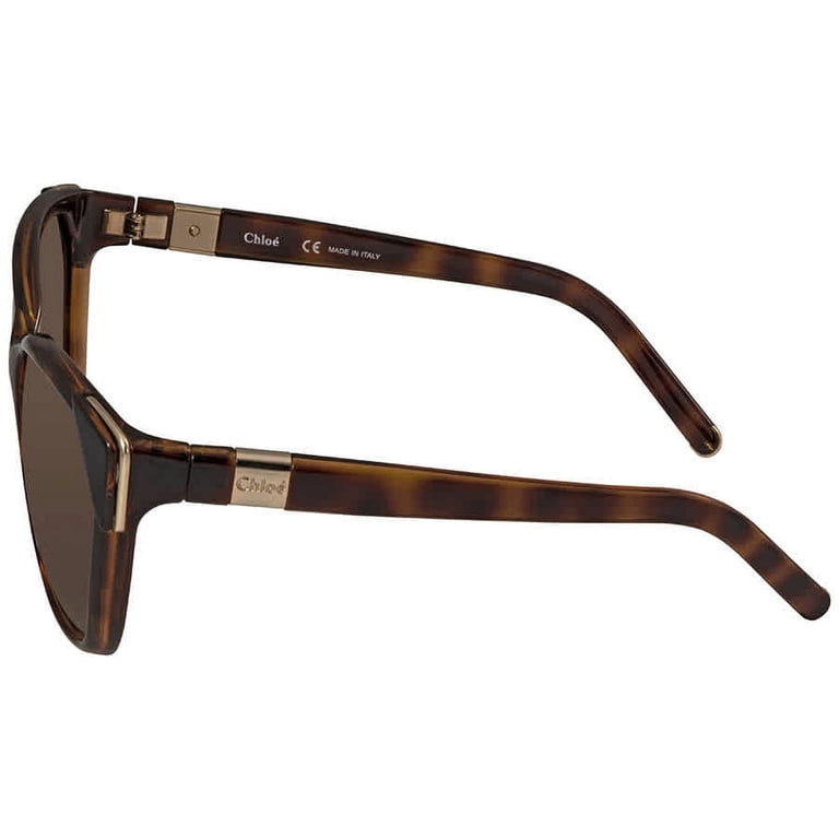 Chloe Cat Eye Sunglasses - Havana Brown - 60-14-135 mm  display picture 2
