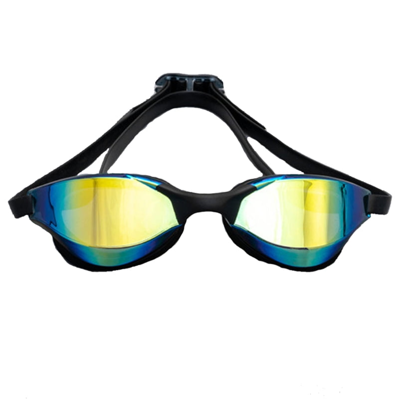 Adult Adjustable Swim Goggles Waterproof Anti-Fog UV Swimming Glasses Leak Free 