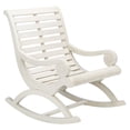 thumbnail image 3 of SAFAVIEH Outdoor Collection Sonora Rocking Chair White, 3 of 11