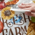 thumbnail image 4 of Newbridge Thanksgiving Blessed Harvest Rectangle Vinyl Tablecloth with Flannel Backing, 60 x 84 Inch, Fall and Autumn Rustic Farm and Pumpkin Table Cover for Holiday Party Dining, 4 of 8