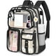 thumbnail image 1 of Mochila transparente Attmu Heavy Duty PVC transparente negra, 1 of 7