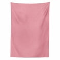 thumbnail image 2 of Eastern Tablecloth, Repetitive Traditional Simple Pattern with Quatrefoil Print, Rectangle Satin Table Cover Accent for Dining Room and Kitchen, 52" X 70", Pastel Pink and White, by Ambesonne, 2 of 2