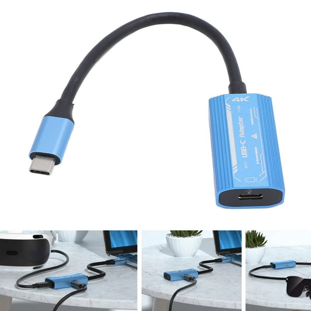 USB C A Gafas Y Adaptador De Carga, PD3.0 100W XR AR Adaptador De Gafas Plug And Play aleación De Aluminio Portátil Para Proyectos
