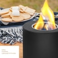 thumbnail image 5 of YAHHU 4.96 in / 12.60 cm Table Top Fire Pit Bowl Indoor Outdoor Decor Long Time Burning Smokeless Tabletop Fireplace for Patio Balcony with Extinguisher, 5 of 9