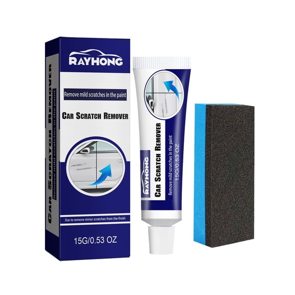 Gallickan Car Scratch Remover, Scratch Remover with Sponge - Car Scratch Remover for Vehilces Paint - Polishing Compound for Cars with Buffer Pad