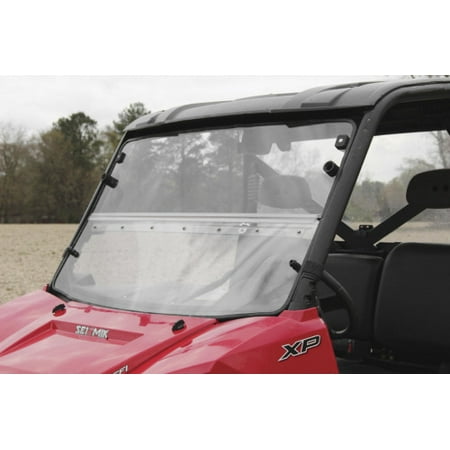 Polycarbonate Visor - Seizmik Versa-Fold Polycarbonate Windshield