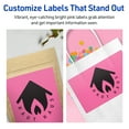 thumbnail image 4 of Avery Printable Rectangle Labels, Bright Pink, 4.75" x 7.75", 20ct, 4 of 11
