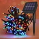 thumbnail image 4 of Cadena de luces LED solares impermeables para exteriores, luces con control remoto de 8 funciones, iluminación de calle, patio, decoración alrededor del árbol, luces navideñas, 4 of 4