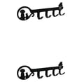 thumbnail image 4 of Colgador de puerta Cateissary con gancho para llaves Estilo de dibujos animados Multiusos, 4 of 6