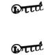 thumbnail image 2 of Soporte para llaves Injueey Gancho Colgador de puerta Estilo de dibujos animados Negro 2Conjunto, 2 of 6
