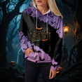thumbnail image 5 of Godom Pumpkin Hooded for Women Fall Y2K Hoodies Halloween Pumpkin Face Graphic Winter Sweatshirt Long Sleeve Pullover, 5 of 6