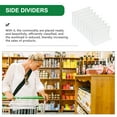 thumbnail image 2 of 8 pcs Plastic Shelf Dividers Clear Closets Shelf Divider Shelf Separators, 2 of 7