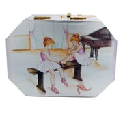 Ballerina Jewelry Music Box-Wooden Material (Wood)