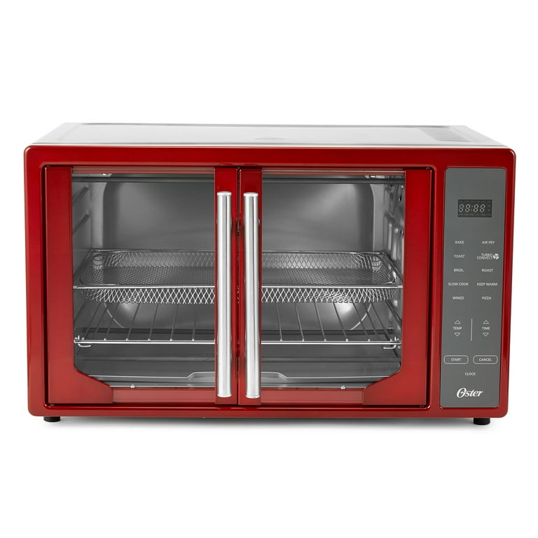 Oster French Door Toaster Oven, Extra Large, Red for $360