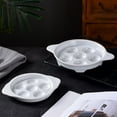 thumbnail image 4 of Guardoinrt White Escargot Baking Dish Compact And Lightweight Easy To Clean Seafood Snail Dish Multifunctional, 4 of 6