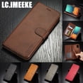 thumbnail image 2 of Funda tipo cartera de cuero para S23 S22 S21 Samsung Galaxy Note20 Ultra S20 FE S10 Plus A72 A52s A71 A51 A32 A21s A22, funda con tapa A54 A53 Tan Jianjun unisex, 2 of 2